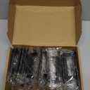 Ravinte 30 Pack Solid 3 Inch Center to Center Slim Square Bar Drawer Handles Kitchen Cabinet Handles Black Drawer Pulls Kitchen Cabinet Hardware Matte Black Dresser Pulls for Cupboard