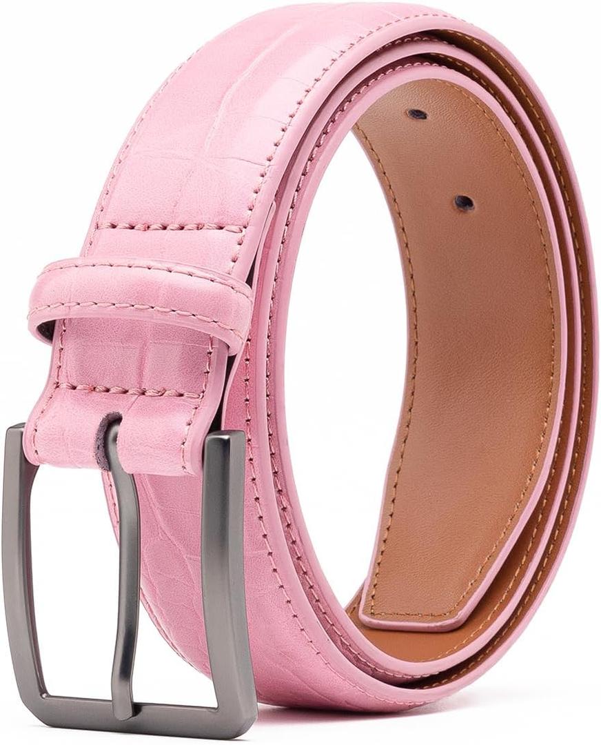 Fabio Valenti Belts for Men,Handmade Genuine Leather Men's Belt Classic and Fashion Designs