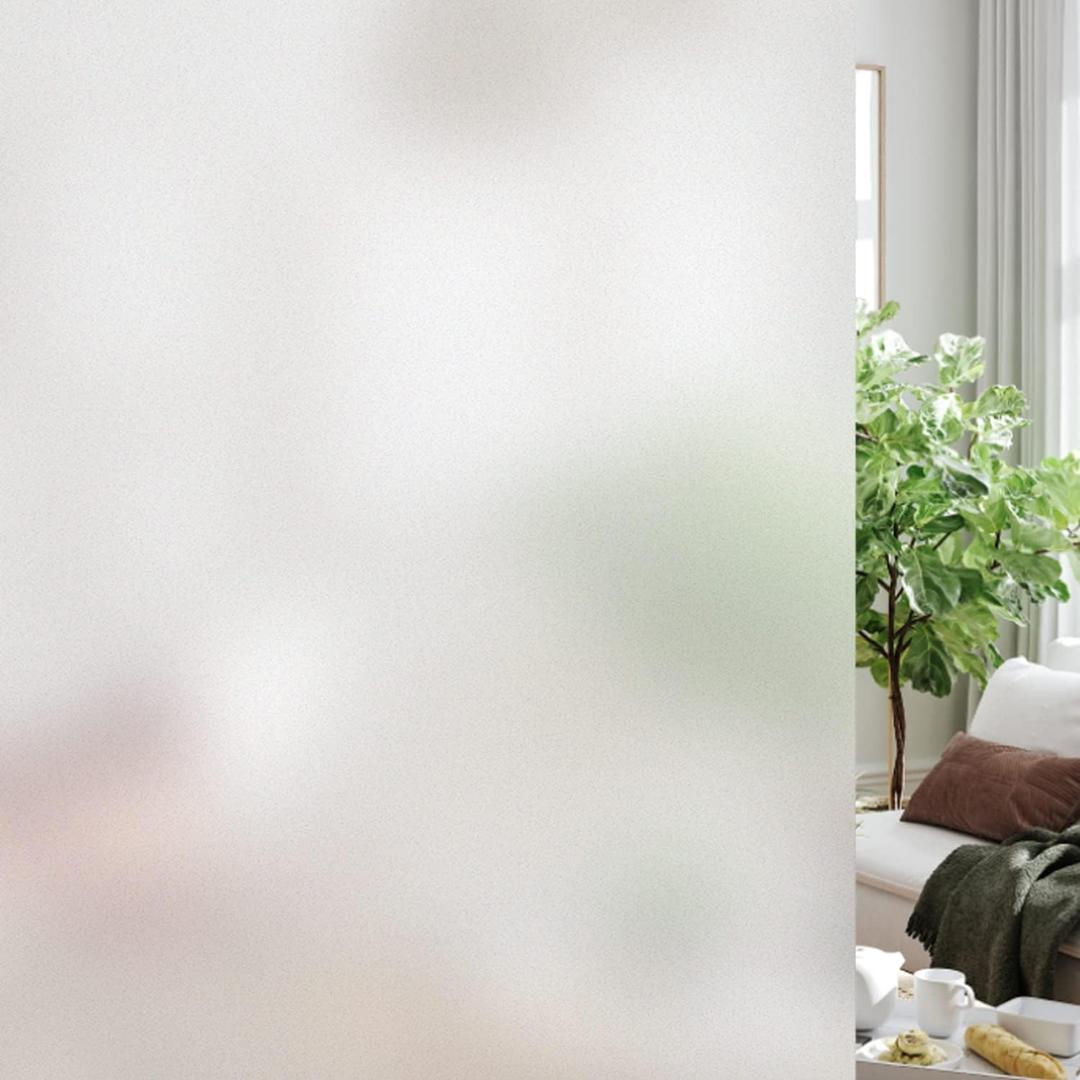 HIDBEA Frosted Glass Window Privacy Film,Static Cling 41.3 in x 13.1 ft