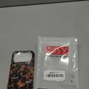 Jusy Compatible with MagSafe Brown Tortoise Shell Print Phone Case for iPhone 17 Pro, Amber Trendy Luxury Magnetic Soft TPU and Hard PC Protective Phone Cover for Women Girls - Black