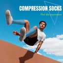 Open Toe Compression Socks Women & Men-3 Pairs 20-30 mmHg Knee High Stockings for Circulation Support
