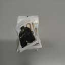 5 x Leather Keys Sleeve for Broken Car Key Loop Replacement, Keychain Cover Cute Protector and Holder for Men, Women (Black)