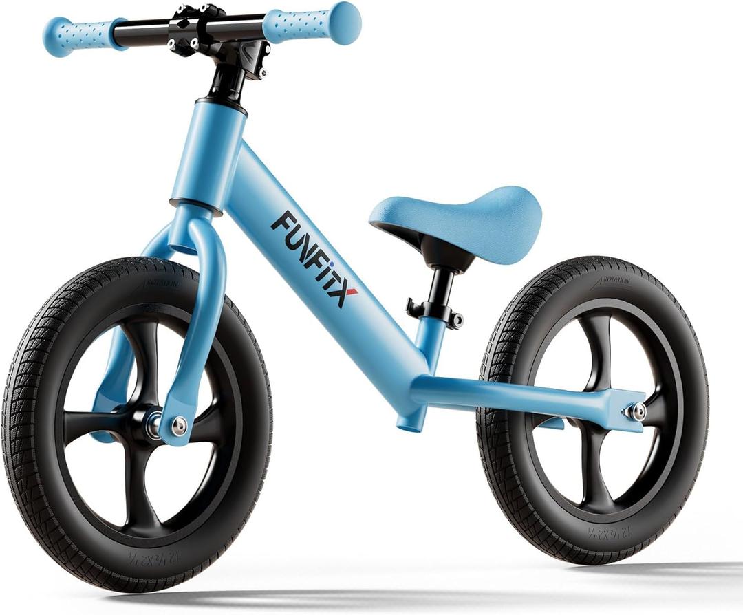 Toddler Balance Bike for 2 to 5 Year Old: Baby Bikes for 2 3 4 5 Years Old Kids - Toddlers Bicycle No-Pedal for Under 6 Age Boy Girl - Training Toys Cycle Outdoor Birthday Gifts for Boys Girls, Baby Blue