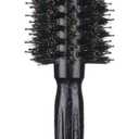 PERFEHAIR Round Brush with Natural Boar and Nylon Bristles, Small Volumizing Hair Brush- 1.7 Inch Diameter Barrel