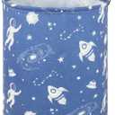 Kids Laundry Hamper,Laundry Basket,Baby Nursery Hamper,Waterproof Storage Bin,Clothes Organizer Basket,Room Decor(Universe)