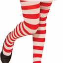 Forum Novelties Inc Striped Child Tights (Large, Candy Cane)