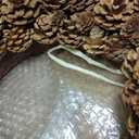 Huashen 18 Inch Fall Wreath for Front Door Full Artificial Pinecone Wreath