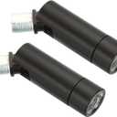 PATIKIL Sloped Ceiling Light Adapter, 2 Pack 90/350 Degree M10 Thread Chandeliers Ceiling Pendant Lighting Adapter for Angle or Irregular Ceiling, Black