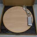 12" Large Digital Wall Mount Clock, Count Down Timer, Alarm, Big LED, 12 RGB Color, Temperature for Living Room Classroom Desk (Bamboo Elements)