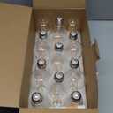 Hizashi Led Edison Bulbs Dimmable, 6W Equivalent 60W, 3000k Soft White, Vintage E26 Base Light Bulbs, 700LM, UL Listed, High CRI 95+ Eye Protection, Clear Glass, Pack of 18