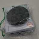 Elite Gourmet ESB-301F Countertop Single Cast Iron Burner, 1000 Watts Electric Hot Plate, Temperature Controls, Power Indicator Lights, Easy to Clean, White