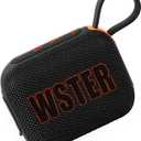 Bluetooth Speakers, Wireless Portable Bluetooth Speaker with Stereo Sound Robust Bass TWS Pairing| BT5.4 Hand-free Small Speaker with Strap for Travel Gym Home & Outdoor Activities,Gift for Girl Boy