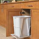 ClosetMaid Pull Out Trash Bin, 24-Quart, White