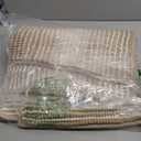 BSICPRO Bathroom Rugs and Mats Sets, 2 Piece Thick Absorbent Chenille Bath Mat Rug Set Non Slip, Soft Shaggy Bath Room Floor Mats for Bathroom, Machine Washable (20" x 32" Plus 16" x 24", Beige)