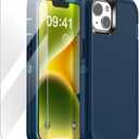 AICase for iPhone 14 Case(6.1") with Glass Screen Protector, Heavy Duty Drop Protection Full Body Rugged Shockproof/ Dust Proof Military Protective Tough Durable for iPhone 14 6.1"_7