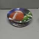 Creative Converting 331933 Football Party Dinner Plates Brown