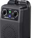 LEKATO Mini Electric Guitar Amp 5W, Portable Guitar Amp Bluetooth with Built-in 4 Effects, Clean Distortion Overdrive Reverb, Rechargeable Small Amplifier for Practice, Black (JA-05G)