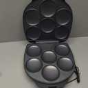 Baker's Friend Electric Arepas Maker with Browning Control, Mini Pancakes Maker, Pancake Maker Pan, Tostiarepa, Makes Arepas, Corn Patties, Mini Pancakes, Breakfast Sandwiches, Fried Eggs, Graphite