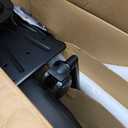 Cross Legged Office Chair, Ergonomic Criss Cross Design, Wide Comfy Desk Seat, ADHD Meditation Chair with Wheels, Adjustable Height Kneeling Chair with Back Support (Black)