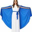 Morph Virgin Mary Costume for Kids, Mary Costume for Girls, Nativity Costumes for Kids, Christmas Costumes for Girls (Large)