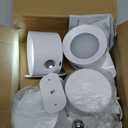 AOMEES Wall Lights Battery Operated Wall Sconce, 3 Color Temperatures & 3 Brightness Levels & Remote and Touch 360Rotation, Mounted Cordless Lamp Magnetic Rechargeable Led Lights for Bedroom 4PCS (White)