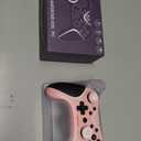 Wireless Switch Controllers Pink,Nintendo Switch Controller for Nintendo Switch/Lite/OLED /Switch 2/Windows PC with Programmable/Vibration/Turbo Funtion,Switch Pro Controller Gamepad with 2 Thumb Caps