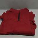 TAKEYAL Plus Size Sweatshirts for Women Pockets Half Zip Pullover Long Sleeve Oversized Drop Shoulder Y2K Clothes (3X, 1-wine Red)