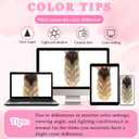 Hair Toppers for Women, 20 Inch Hand Tied Breathable Toppers Hair pieces for Women with Thinning Crown Wispy Bangs Mix Human Hair Clip in Curly Lightweight Wiglets(Dark Chestnu Brown)