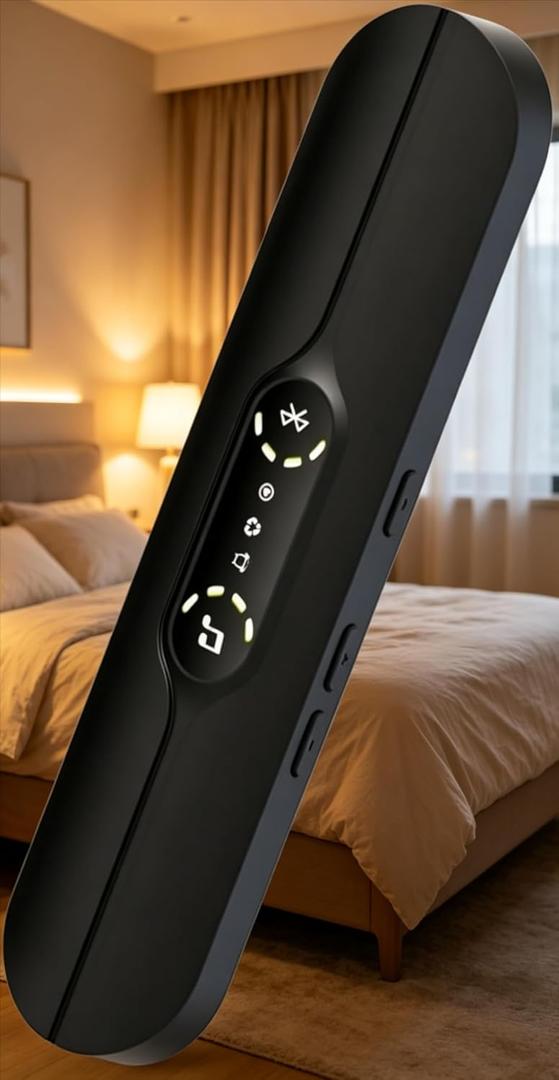 Pillow Speaker for Sleeping, Mini Bone Conduction Bluetooth Sleep Bar, Built-in White & Pink Noise, Auto-Off Timer, Stereo Bass, Volume Control, TF Card Supported Portable Speaker for Side Sleepers