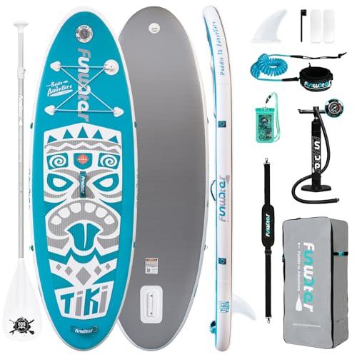 FunWater Paddle Boards SUP Inflatable Stand Up Paddle Board, Size 8' x 30"