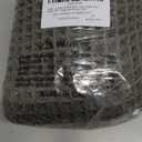 Waffle Bath Mat Rug, Super Absorbent Non Slip Bath Mats for Bathroom Mat Ultra Soft Bathmat Machine Washable Bathroom Rugs with Tassels, Bath Rugs Beside Tub, 18" x 30" (1'6" x 2'6" (Rectangular), Dark Green)