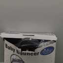 Portable Baby Bouncer Seat for Infants, 0-18 Months, 3 Modes of Use with Rocker & Stationary Options, Ergonomic Infant Chair with Hanging Toys  Grey