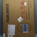 Bathroom Mirror for Wall,36''x24'',Black Oval Mirror for Bedroom Entryway Bathroom, Metal Framed Vanity Mirror(36''x24'',Black)