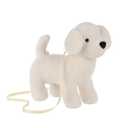 Apricot Lamb Labrador Dog Animal Shoulder Bag Crossbody Plush Purse for Adults and Teen Girls Boys, Stuffed Animal Shoulder Bag, Kids and Adults Fashion Handbags