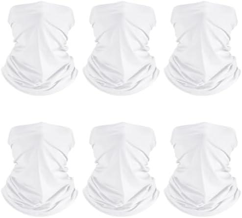 Geyoga 3:Pieces Summer UV Protection Cooling Neck Gaiter Face Clothing Neck Gaiter Mask Scarf Sunscreen Breathable Bandana