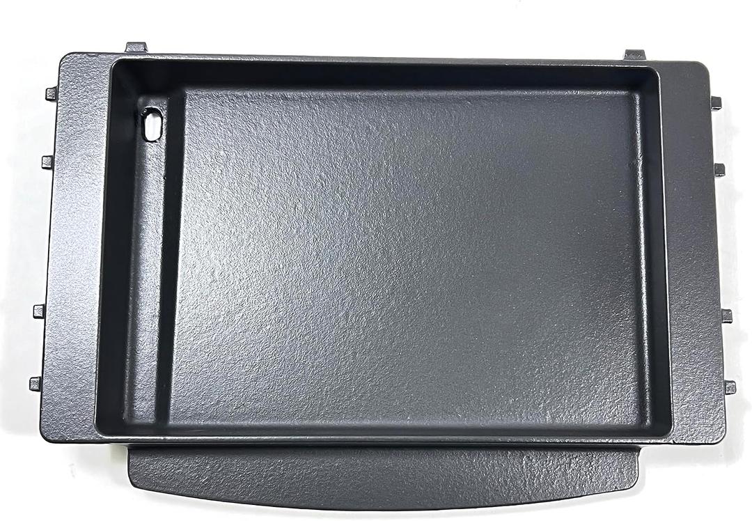 Direct Store DC128 7658 Cast Iron Griddle for Weber Spirit 200, Spirit 300, Spirit II 200, Spirit II 300, Spirit E210, E310, Genesis Silver/Gold B/C, Genesis 1000-5000, Replace for Weber 7597 Griddle, 17.5" x 12" x 2"