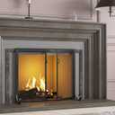 Fire Beauty Fireplace Screen with Hinged Doors, Powder Coated Steel Frame, Metal Mesh, Handcrafted Solid Steel,Decorative Design