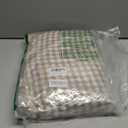 Ruffle Gingham Queen Sheet Set - 4 Piece Taupe Plaid Cotton Bed Sheets Queen Size - 16 Inch Deep Pocket Checkered Ruffled Sheets Farmhouse Decor - Linen-Feel & Breathable