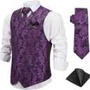 St Patricks Day Denim Vest for Men St Patricks Day Vest Casual Print Sleeveless Jean Jacket Shirt Biker Vest (L)