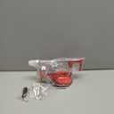 Apple Peeler Corer, Long lasting Chrome Cast Magnesium Alloy Apple Peeler Slicer Corer with Stainless Steel Blades and Powerful Suction Base for Apples and Potato(Red)