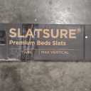 Meliusly SlatSure Twin Size Bunkie Board  Heavy Duty Vertical Bed Slats & Foldable Wooden Support Board for Sagging Mattress or Platform Bed Frame, Box Spring Alternative and Replacement