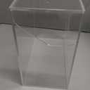 Hooqict Clear Acrylic Wedding Card Box with Slot Large Blank Gift Card Boxes for Reception, Party, Wishing Well, Money Box Holder, Graduation Decorations, Baby Shower