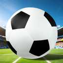 World Cup 2026 Inflatable Outdoor Decorations, 6.3FT Giant Inflatable Soccer Ball Yard Decoration, Football Event Blow Up Sports Themed Decor for Competitions Outside Celebrations Soccer