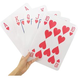 Yuanhe Jumbo Giant Playing Card Deck - 8X11 Inch Large Oversized Cards - Super Big Game Theme Full Deck - For Kids, Adults, Casino Party Decorations