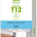 Feit Electric 4 Ft. 40W Equivalent (20W), Daylight 5000K, T12 Direct Replacement Linear LED Tube Light Bulb, T1248/850/LEDG2/2/5, 10 Count