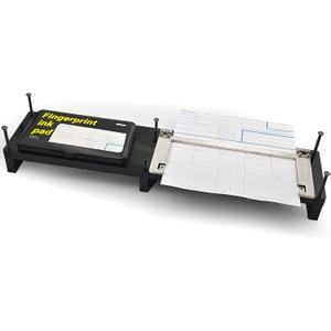 Prismite Fingerprint Kit, with Card Holder and Large Ink Pad, Black, FPP3