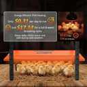Brooder Plate for Chicks, 12" x 16" Heat Plate for Chicks for 20 Chick, 75 Watts Chicken Coop Heater with Adjustable Temp Timer & Height & Angle, IPX4 Waterproof, UL-Certified