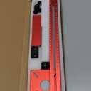 4in1 Router Milling Groove Bracket, Aluminum Alloy Circle Cutting Jig for Cabinet Hardware, Woodworking Router Guide, Adjustable Tool, Red