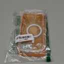 for iPhone 15 Plus Case, Compatible with MagSafe, Durable Dual Layer Transparent Magnetic Phone Cases, Heavy Duty Shockproof and Anti-Drop Protective Cover for iPhone 15 Plus, 6.7'', Orange