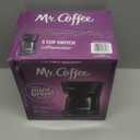 Mr. Coffee 5-Cup Mini Brew Switch Coffee Maker, Black